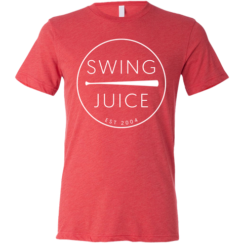 SwingJuice Short Sleeve Unisex T-Shirt Baseball Retro-Red