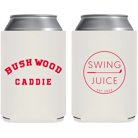 Golf Bushwood Caddie Koozie-White