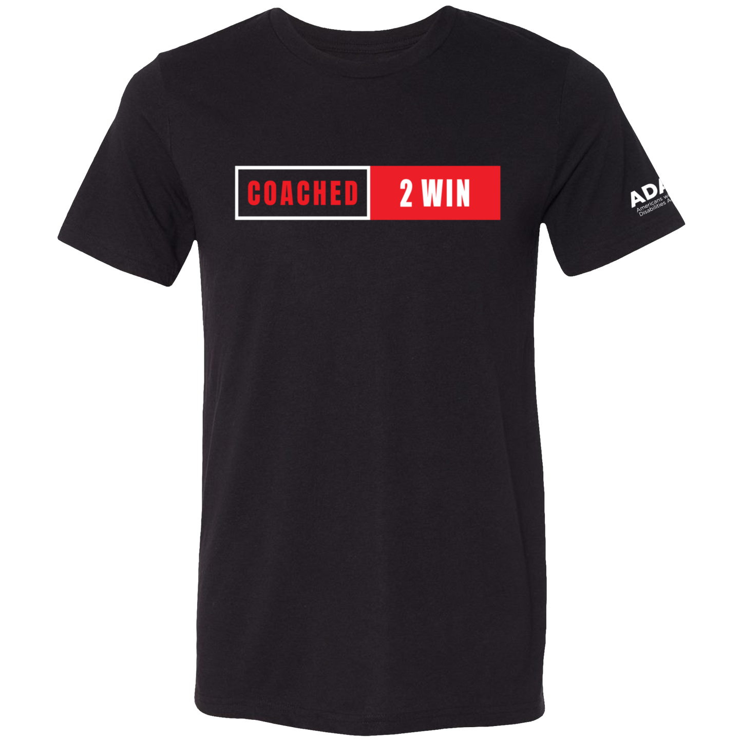 Coached 2 Win Unisex T-Shirt-Black