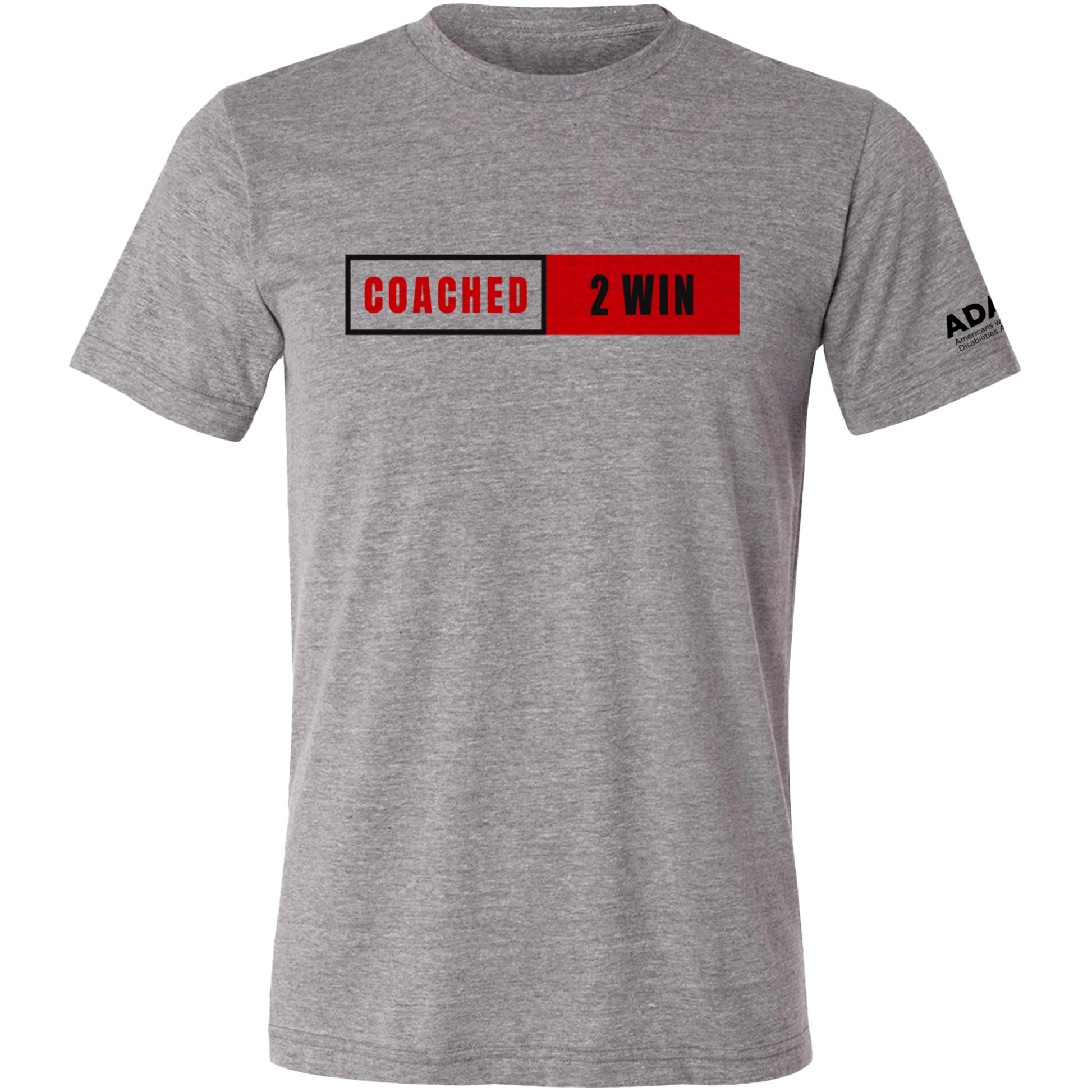 Coached 2 Win Unisex T-Shirt-Grey