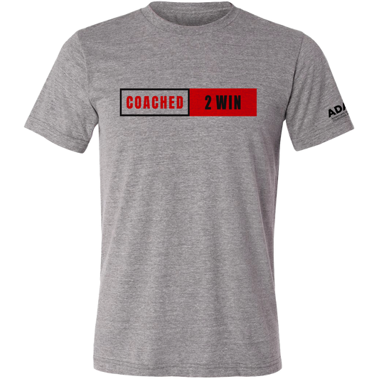 Coached 2 Win Unisex T-Shirt-Grey