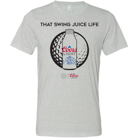 SwingJuice Short Sleeve Unisex T-Shirt Golf Coors Light-