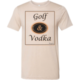 SwingJuice Short Sleeve Unisex T-Shirt Golf & Craft Vodka-Tan