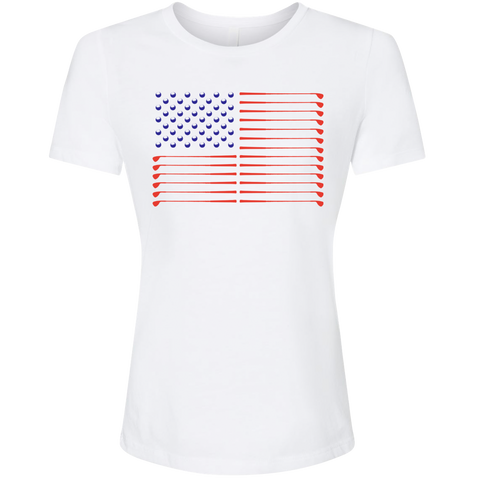 SwingJuice Short Sleeve Women's Relaxed Fit T-shirt Golf Flag-