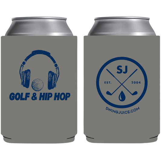Golf & Hip Hop Koozie-Grey