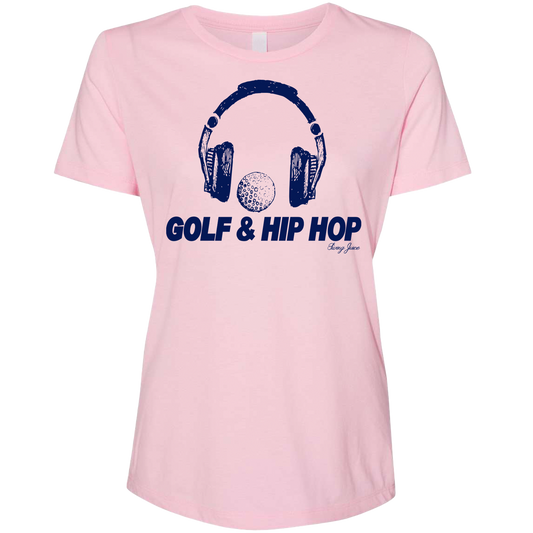 SwingJuice Short Sleeve Women's Relaxed Fit T shirt Golf & Hip Hop Pink SwingJuice