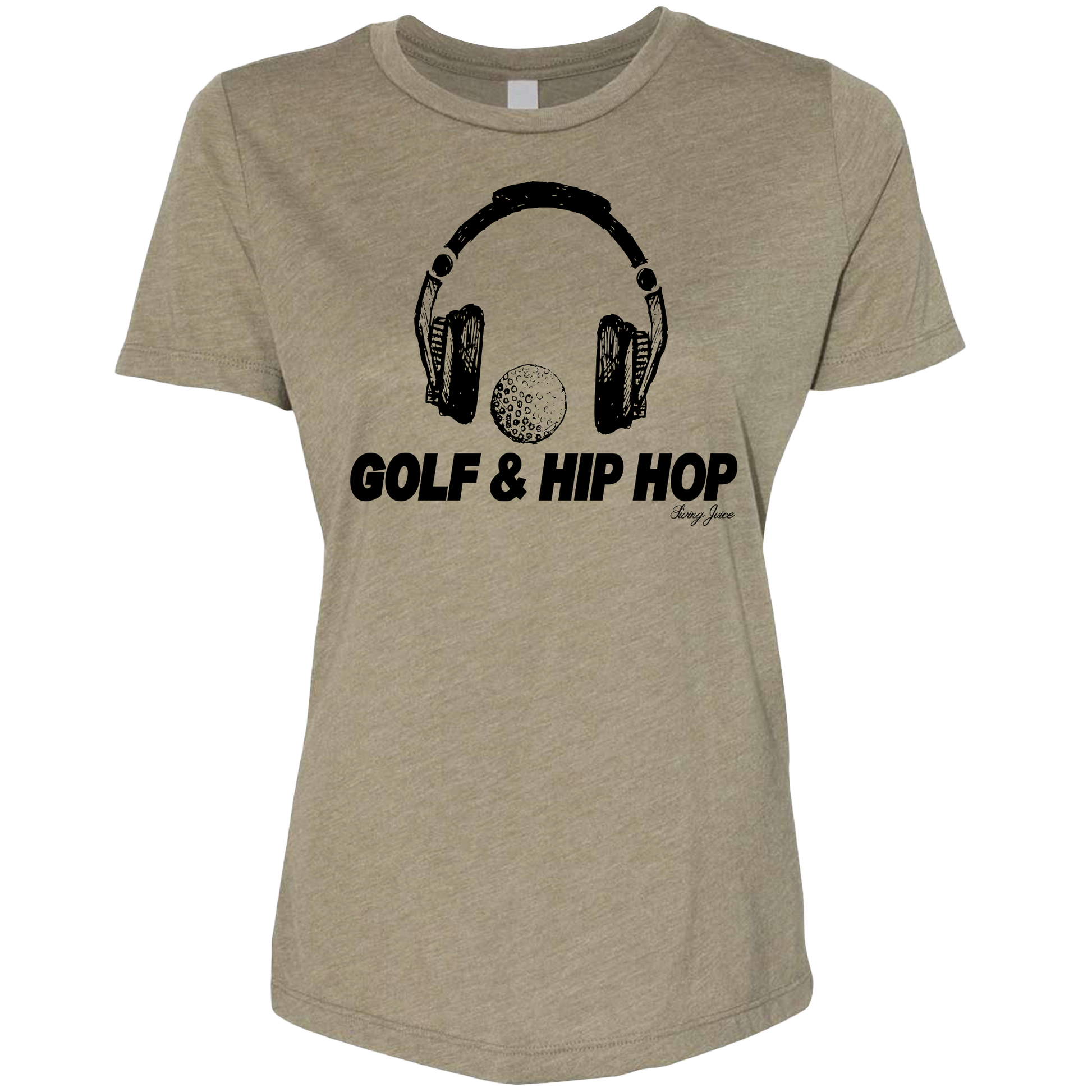 Golf & Hip Hop Women's T-Shirt-Military Green