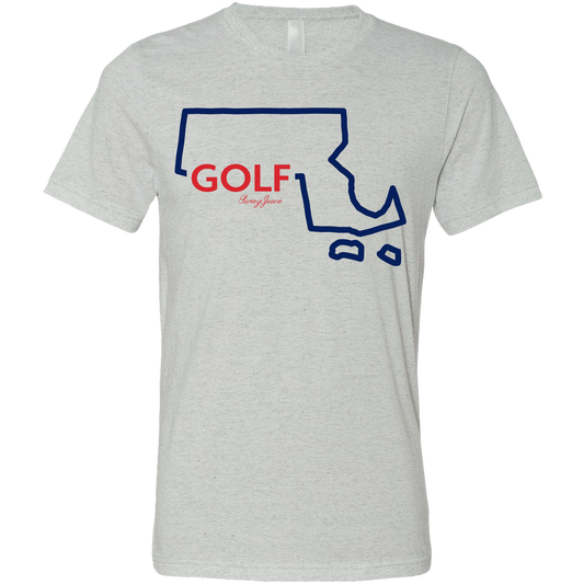 Golf Massachusetts Unisex T-Shirt SwingJuice