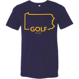 SwingJuice Short Sleeve Unisex T-Shirt Golf Pennsylvania-Navy