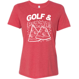 SwingJuice Short Sleeve Women's Relaxed Fit T shirt Golf & Pizza-