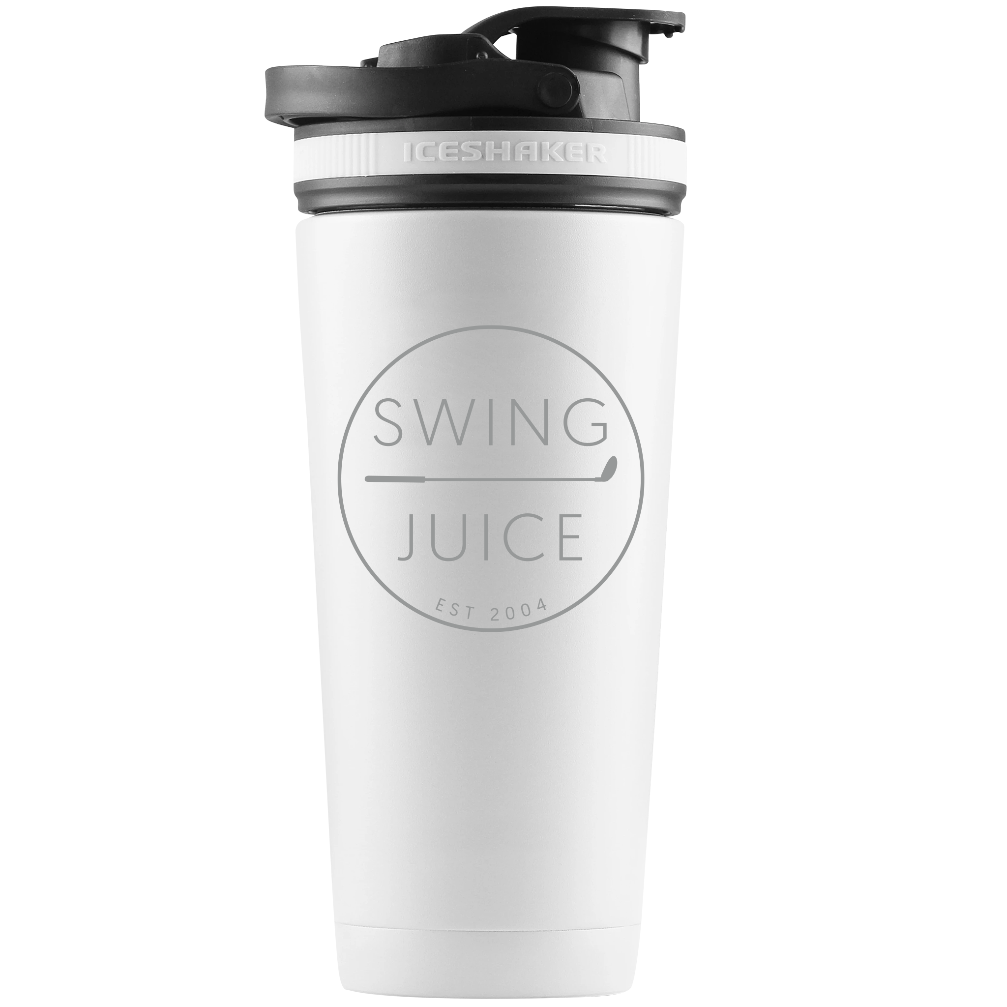 SwingJuice Ice Shaker Unisex Bottle Golf Retro White / 26 oz.