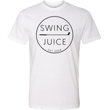 SwingJuice Short Sleeve Unisex T-Shirt Golf Retro-White