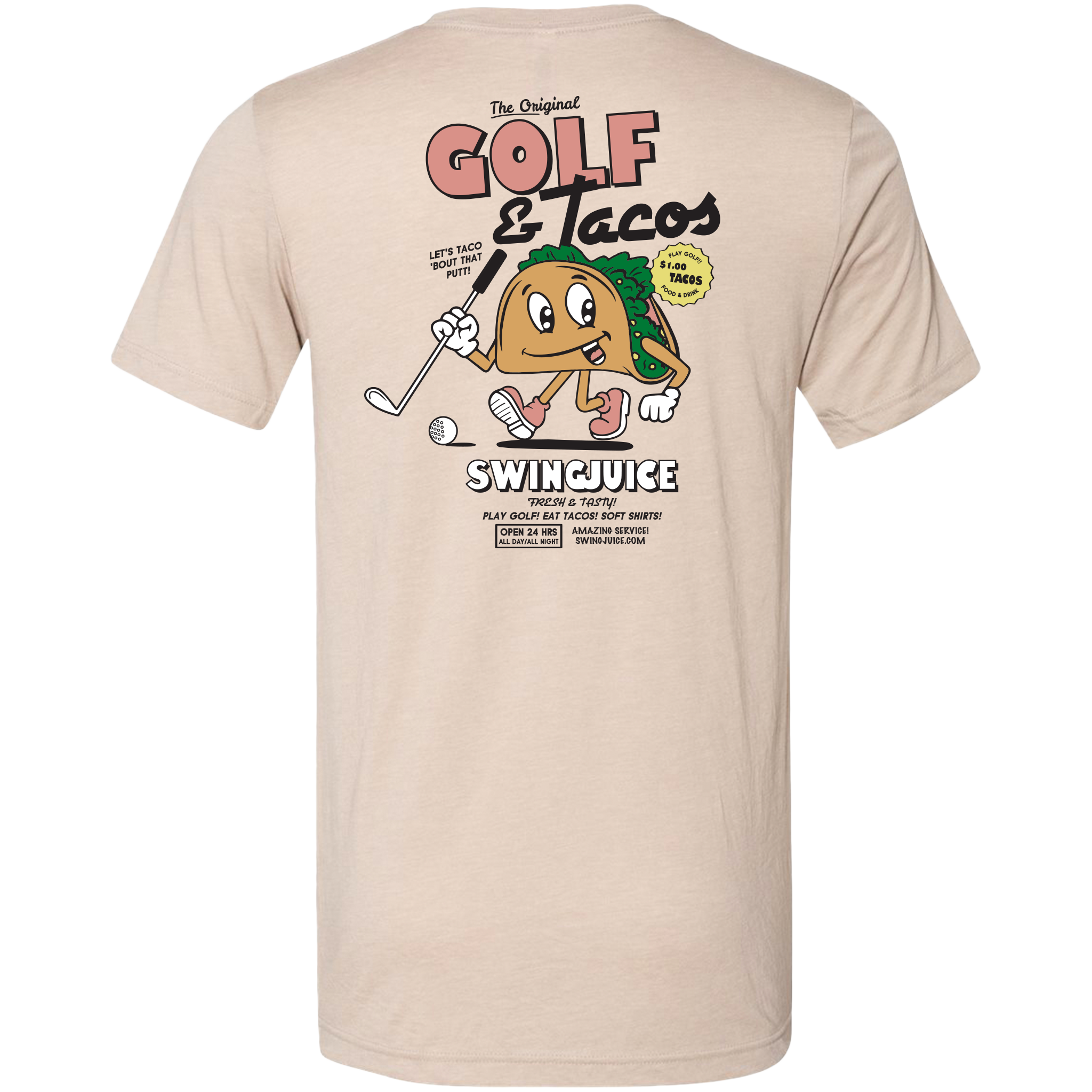 Golf and 2025 tacos shirt