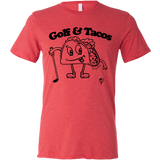 SwingJuice Short Sleeve Unisex T-Shirt Golf & Tacos-Red