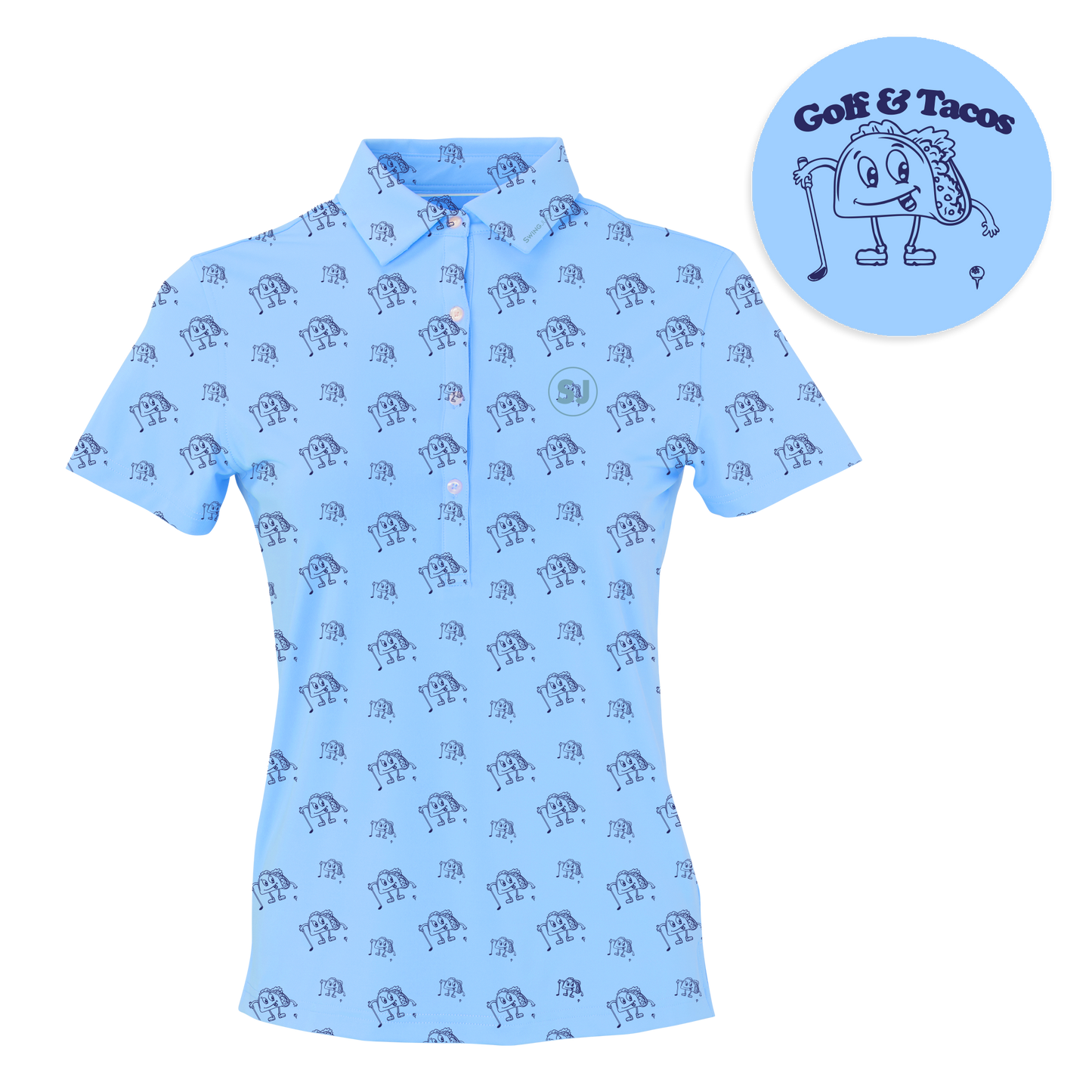 Golf & Tacos Women's Polo-Maui