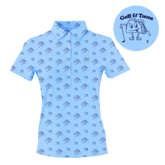 Golf & Tacos Women's Polo-Maui