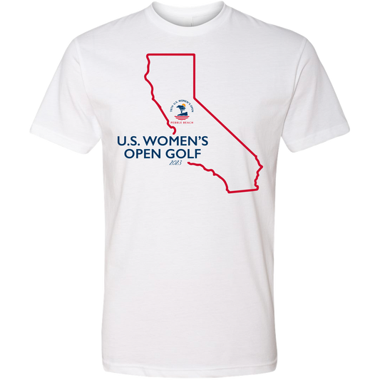 Golf U.S. Women's Open Golf State California Unisex T-Shirt SwingJuice
