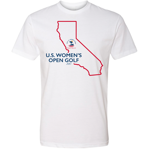 SwingJuice Short Sleeve Unisex T-Shirt Golf U.S. Women's Open Golf State California-