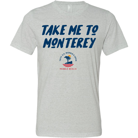 SwingJuice Short Sleeve Unisex T-Shirt Golf U.S. Women's Open Take Me To Monterey-