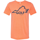 SwingJuice Short Sleeve Unisex T-Shirt Golf Virginia-Orange