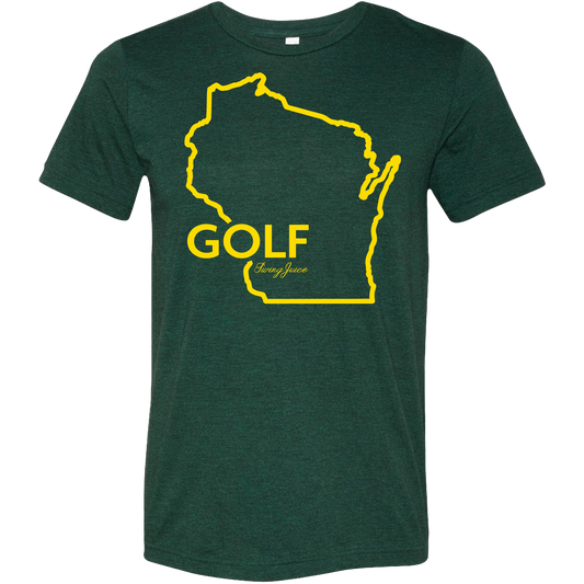 Golf Wisconsin Unisex T-Shirt SwingJuice