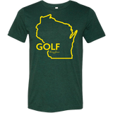 SwingJuice Short Sleeve Unisex T-Shirt Golf Wisconsin-Emerald