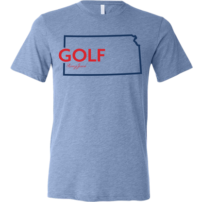 Golf Kansas Unisex T-Shirt SwingJuice