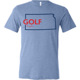 SwingJuice Short Sleeve Unisex T-shirt Golf Kansas-