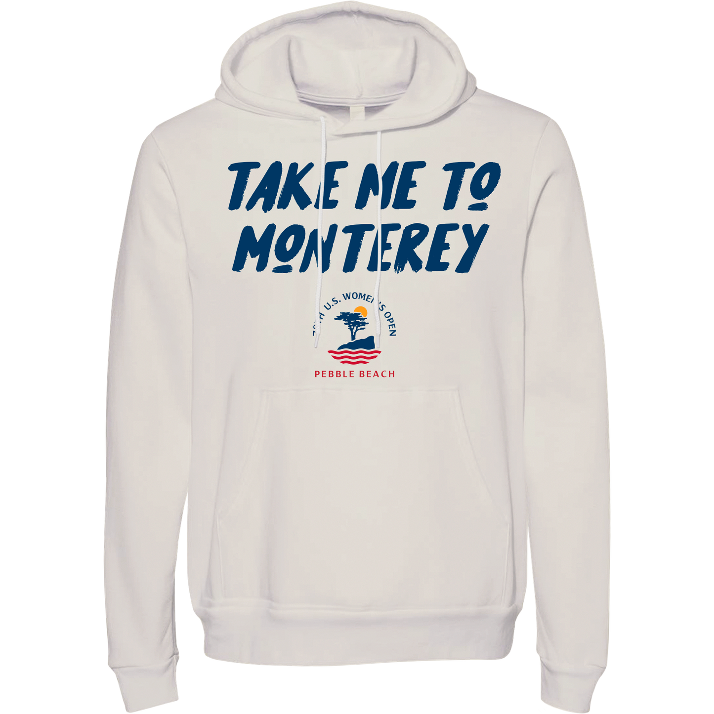 Golf U.S. Women's Open Take Me To Monterey Unisex Hoodie-Vintage White