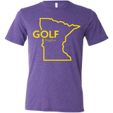 SwingJuice Short Sleeve Unisex T-Shirt Golf Minnesota-Purple