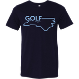 SwingJuice Short Sleeve Unisex T-shirt Golf North Carolina-Navy