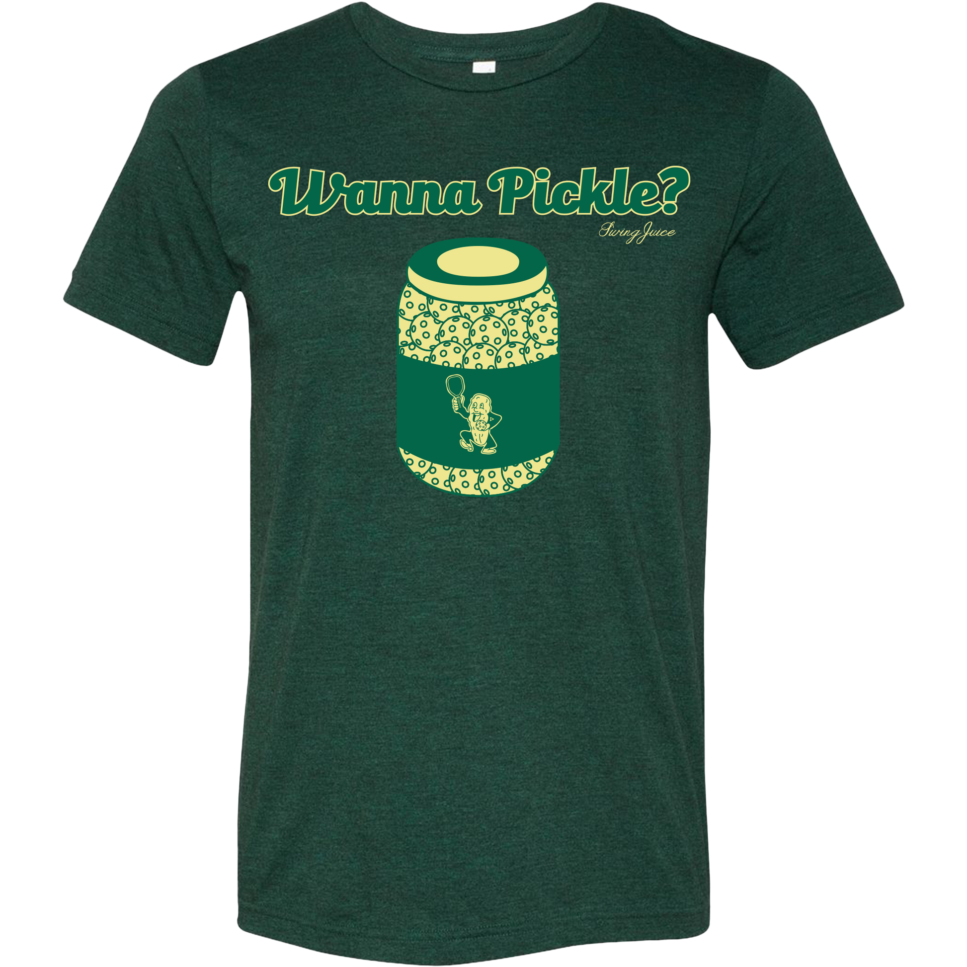 Pickleball Wanna Pickle? Unisex T-Shirt SwingJuice