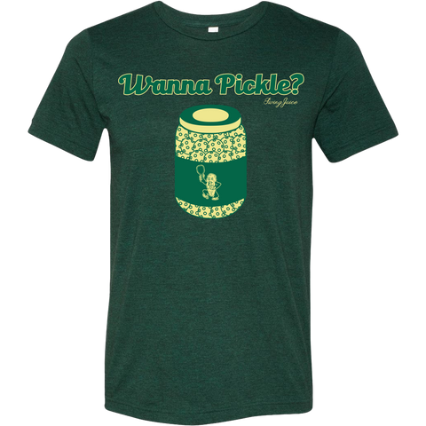 SwingJuice Short Sleeve Unisex T-Shirt Pickleball Wanna Pickle?-