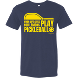 Pickleball When Life Gives You Lemons Unisex T-Shirt SwingJuice