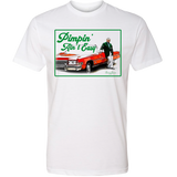 SwingJuice Short Sleeve Unisex T-Shirt Golf Pimpin' Ain't Easy-White