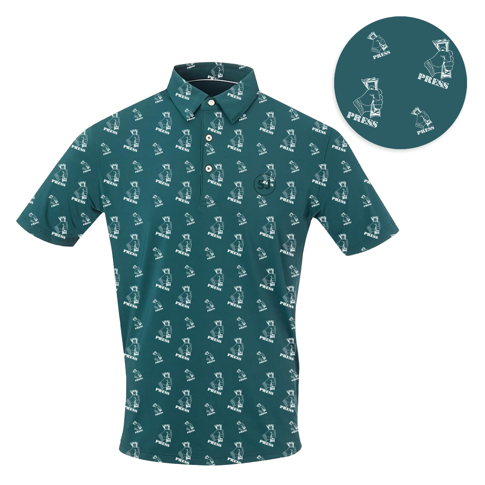 Golf Press Men's Polo - Final Sale – SwingJuice LLC