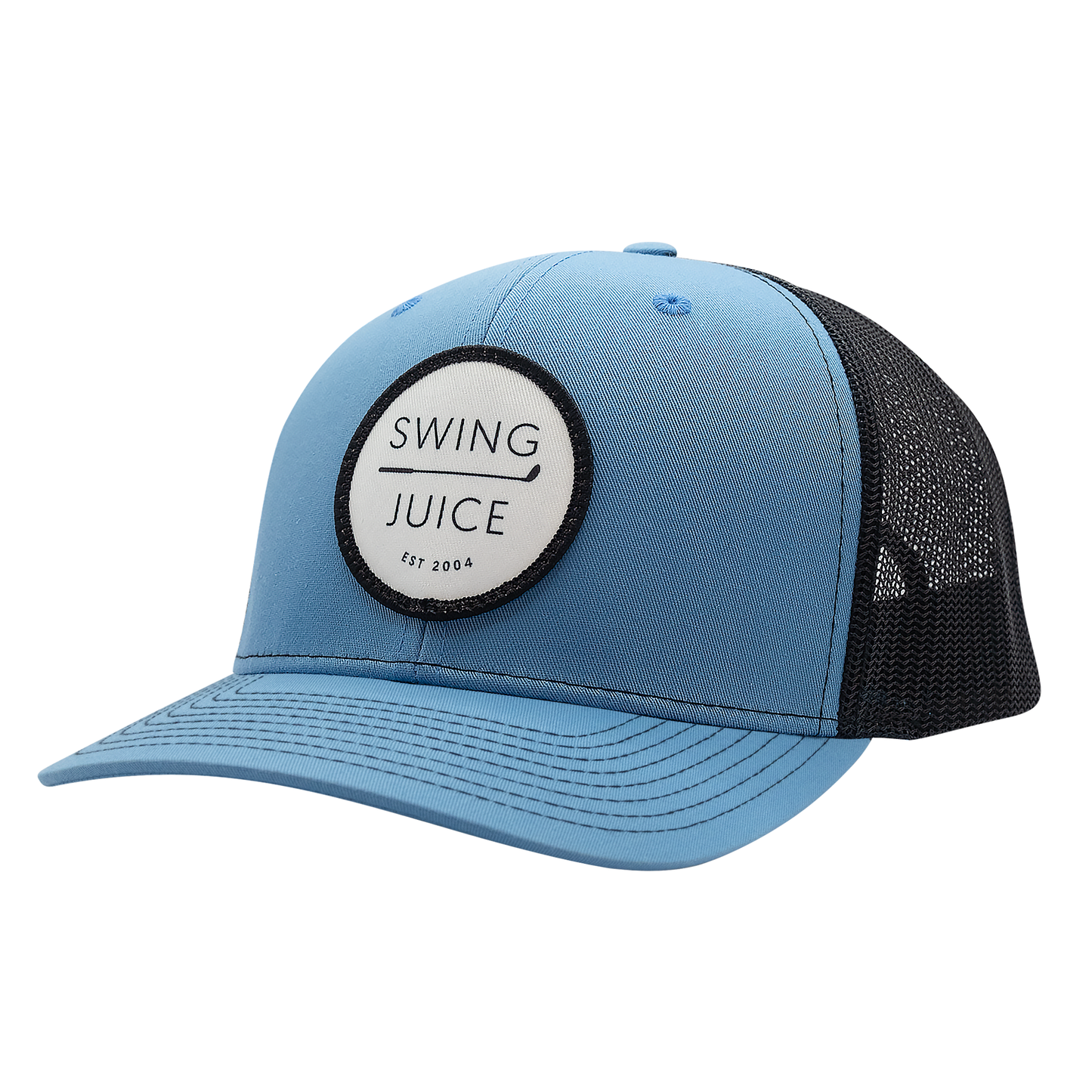 Golf Retro Unisex Trucker Hat-Light Blue