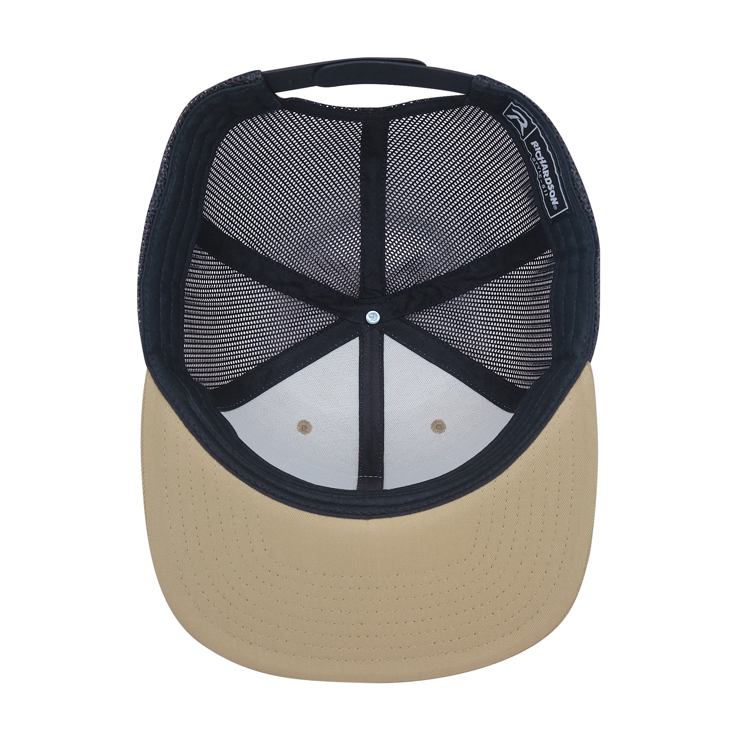 Golf SJ Woods Unisex Wool Trucker Hat-Khaki Black