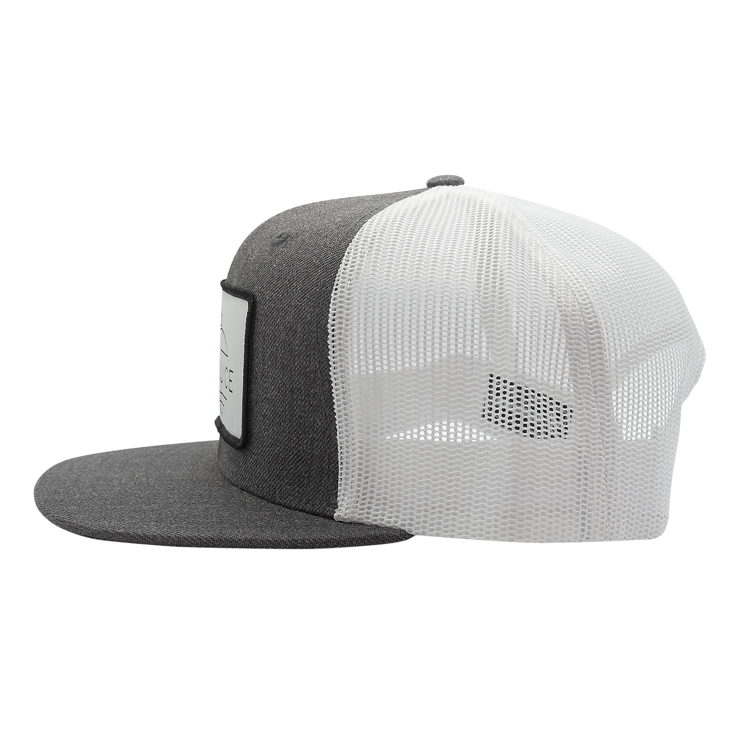 Golf SJ Woods Unisex Wool Trucker Hat-Charcoal White