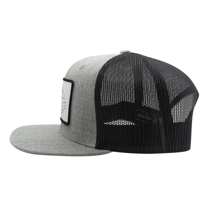 Golf SJ Woods Unisex Wool Trucker Hat-Grey Black