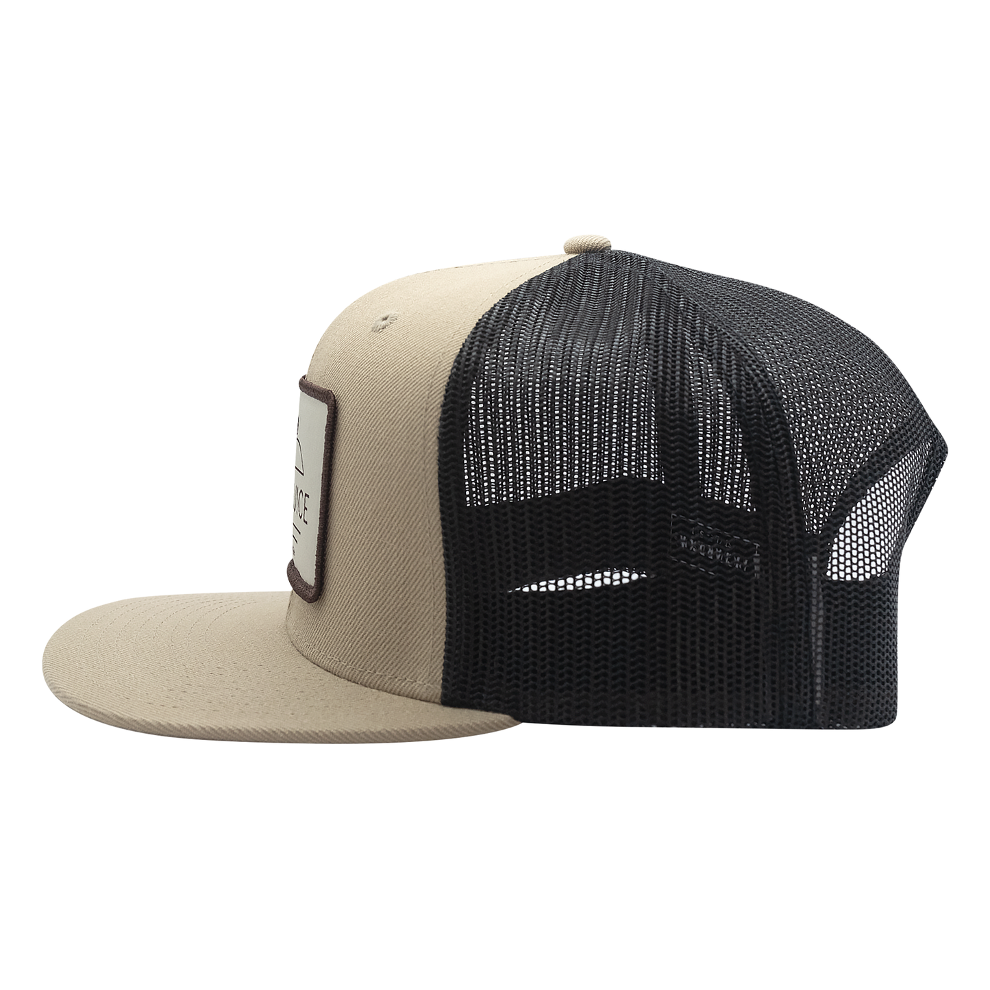 Golf SJ Woods Unisex Wool Trucker Hat-Khaki Black