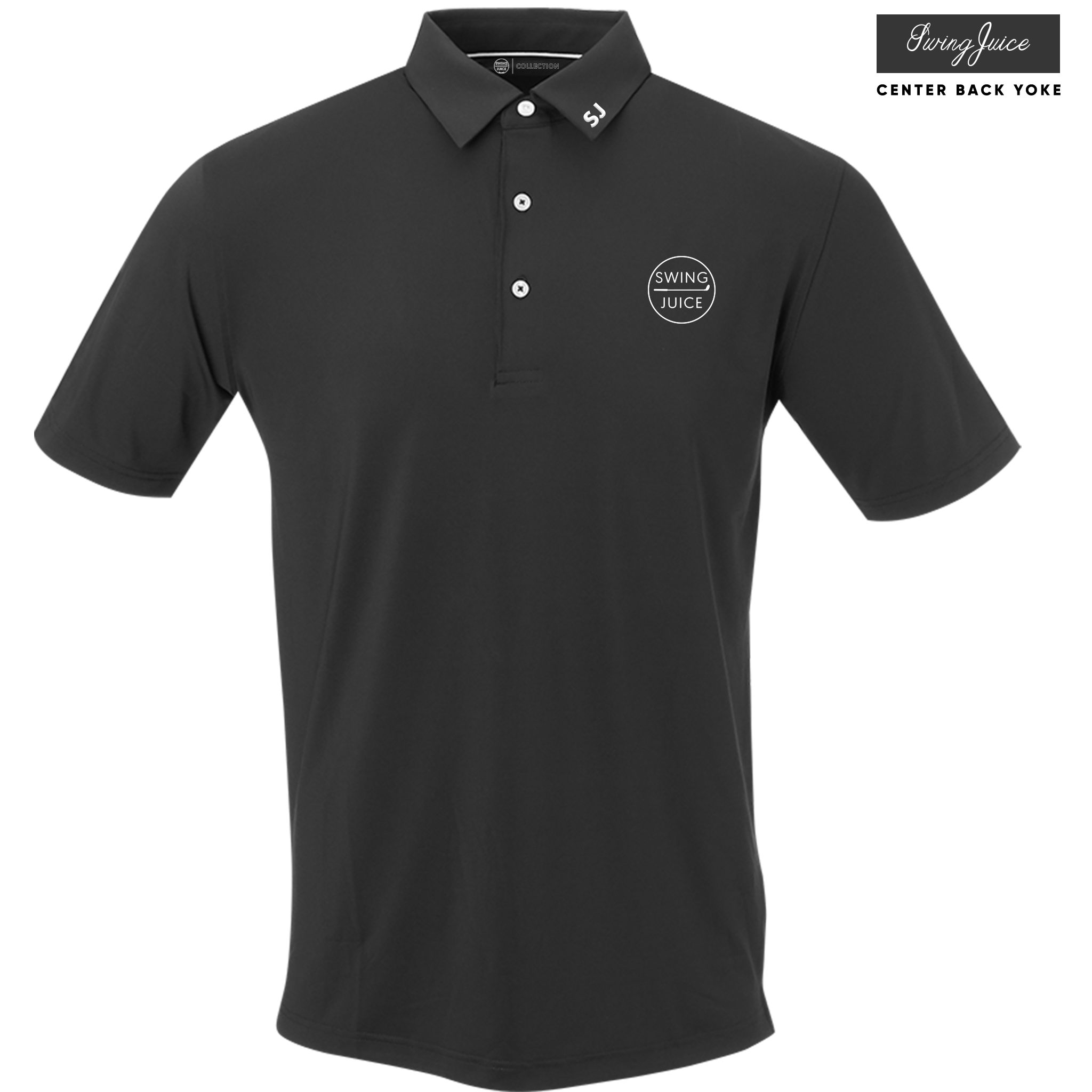 Golf Retro Men's Polo-Black