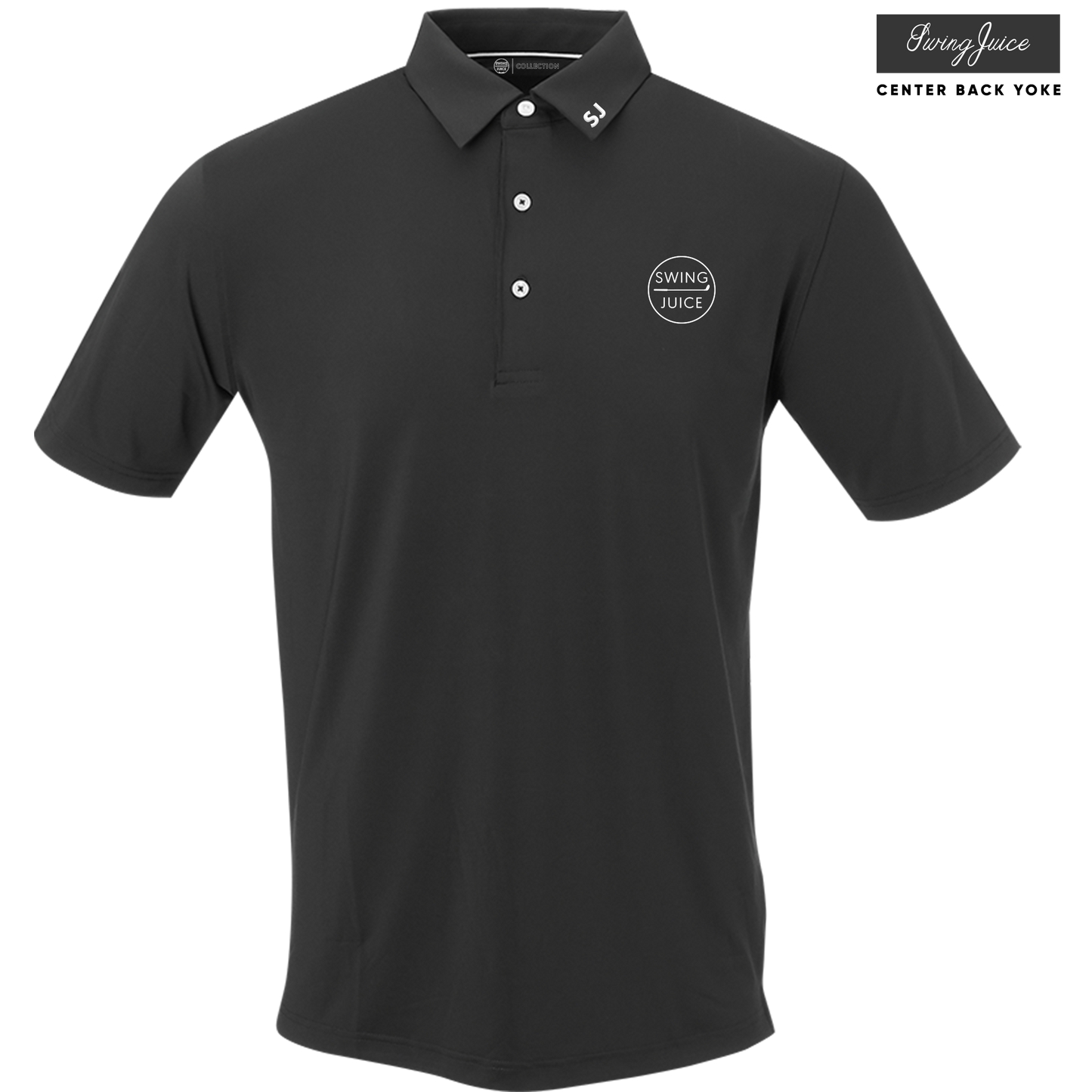 Golf Retro Men's Polo-Black