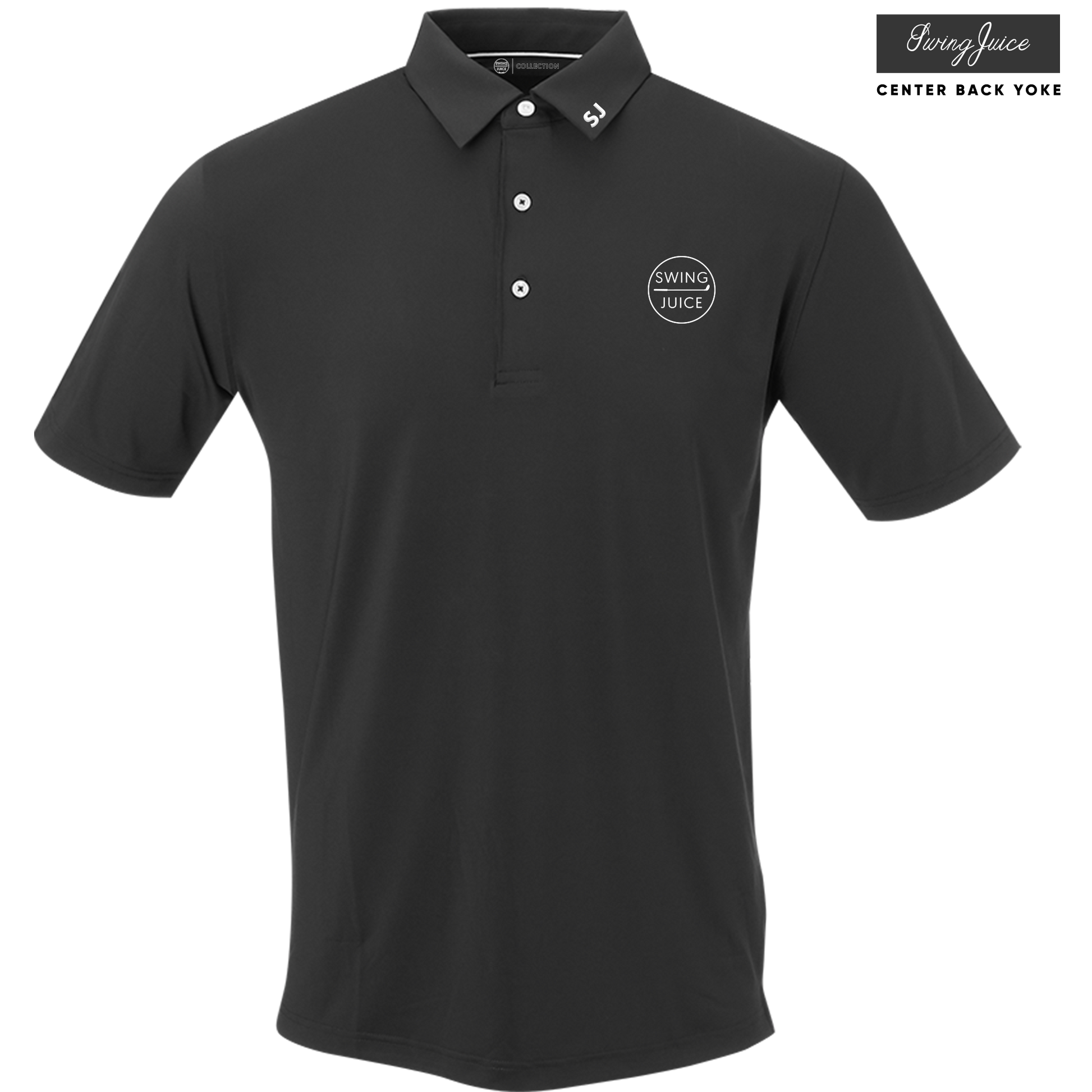 Golf Retro Men's Polo-Black