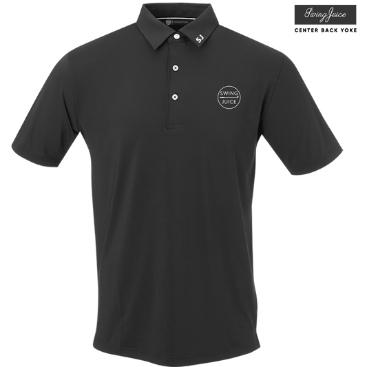 Golf Retro Men's Polo-Black