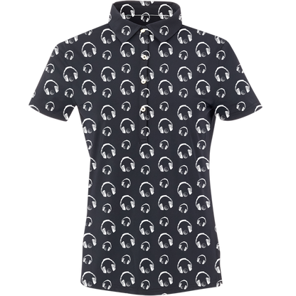 Golf & Hip Hop Women's Polo - Blank Left Chest-Black