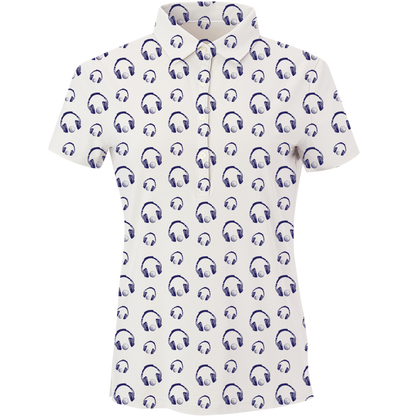 Golf & Hip Hop Women's Polo - Blank Left Chest-Cloud