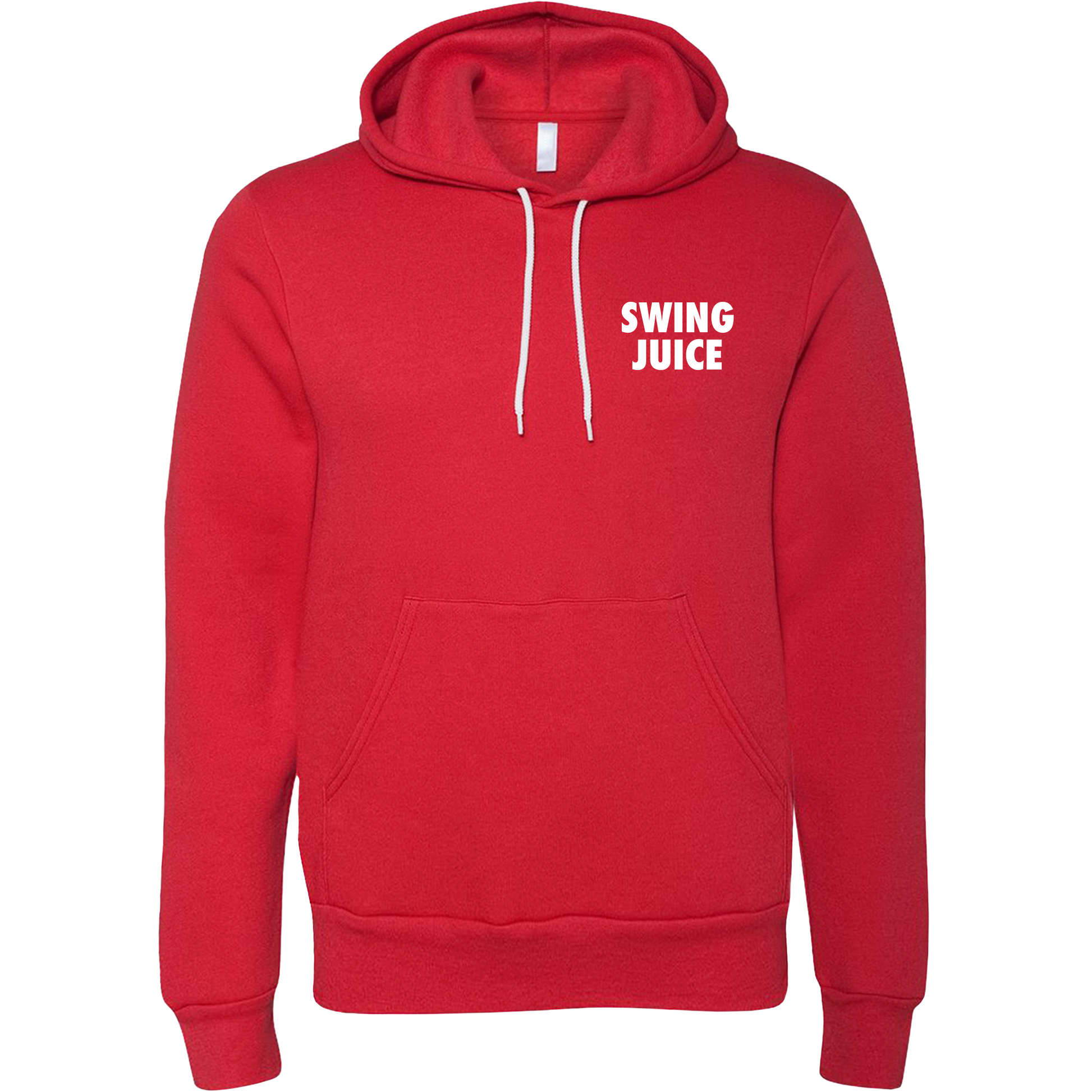 Golf & Pizza Graphic Unisex Hoodie-Red
