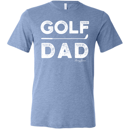 SwingJuice Short Sleeve Unisex T-Shirt Golf Dad-Blue