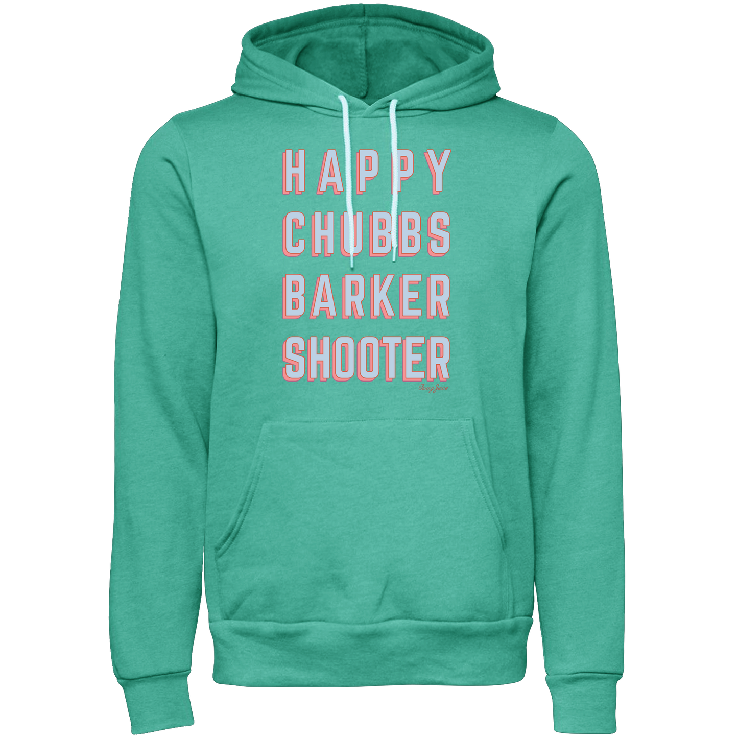 Golf Happy Chubbs Barker Shooter Unisex Hoodie SwingJuice